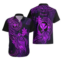 Hawaii Hawaiian Shirt Turtle Mix Polynesian Plumeria Purple Version LT14 - Polynesian Pride