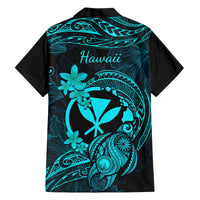hawaii-family-matching-long-sleeve-bodycon-dress-and-hawaiian-shirt-turtle-mix-polynesian-plumeria-turquoise-version