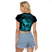 hawaii-raglan-cropped-t-shirt-turtle-mix-polynesian-plumeria-turquoise-version