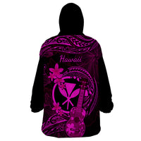 hawaii-wearable-blanket-hoodie-ukulele-mix-polynesian-plumeria-pink-version