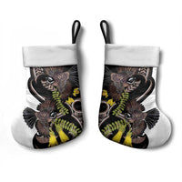 New Zealand Valentines Day Christmas Stocking Piwakawaka Lovers Maori Koru Tattoo - Polynesian Pride