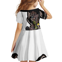 New Zealand Valentines Day Family Matching Off The Shoulder Long Sleeve Dress and Hawaiian Shirt Piwakawaka Lovers Maori Koru Tattoo - Polynesian Pride