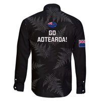 New Zealand Silver Fern Rugby Family Matching Tank Maxi Dress and Hawaiian Shirt 2023 Go Aotearoa Champions World Cup LT14 - Polynesian Pride