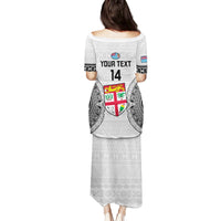 Custom Fiji Rugby Family Matching Puletasi Dress and Hawaiian Shirt 2023 Go Champions World Cup Fijian Tapa Pattern LT14 - Polynesian Pride