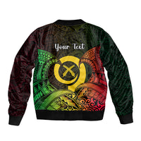 Personalised Vanuatu Family Day Bomber Jacket Happy 26 December Vanuatuan Pig Tusk LT14 - Polynesian Pride