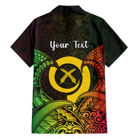 Personalised Vanuatu Family Day Family Matching Puletasi Dress and Hawaiian Shirt Happy 26 December Vanuatuan Pig Tusk LT14 - Polynesian Pride