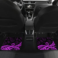 Polynesia Paisley Car Mats Polynesian With Tropical Flowers - Purple LT14 - Polynesian Pride