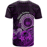 Purple Talofa Samoa T Shirt Samoan Kava Bowl Siapo Pattern LT14 - Polynesian Pride