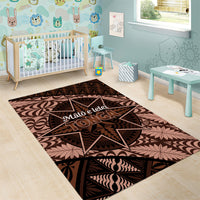 Malo e lelei Tonga Area Rug Tongan Ngatu Pattern Vintage Vibes LT14 - Polynesian Pride