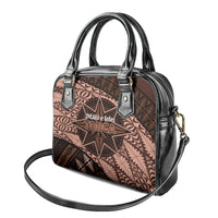 Malo e lelei Tonga Shoulder Handbag Tongan Ngatu Pattern Vintage Vibes LT14 - Polynesian Pride