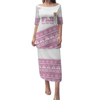 Fiji Rugby 2025 Custom Puletasi Fijian Tapa Toso Viti Toso - Pink