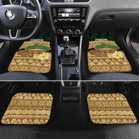 Bula Fiji Kava Bowl Car Mats Fijian Tapa Cloth Vintage Vibe