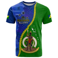 Custom Vanuatu Malampa Province T Shirt Turtle Sand Drawing Unique Tapa Pattern LT14 Green - Polynesian Pride