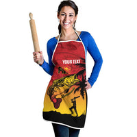Custom Papua New Guinea Cricket Apron PNG Barramundis LT14 - Polynesian Pride