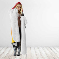 Custom Papua New Guinea Cricket Hooded Blanket PNG Barramundis - Polynesian Pride