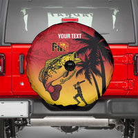 Custom Papua New Guinea Cricket Spare Tire Cover PNG Barramundis - Polynesian Pride