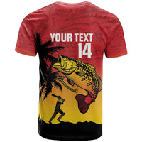 Custom Papua New Guinea Cricket T Shirt PNG Barramundis - Polynesian Pride