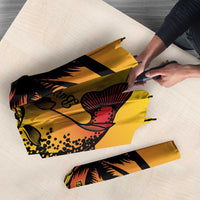 Custom Papua New Guinea Cricket Umbrella PNG Barramundis LT14 - Polynesian Pride