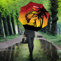 Custom Papua New Guinea Cricket Umbrella PNG Barramundis LT14 - Polynesian Pride