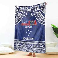 Custom Samoa Cricket Blanket Go Champions Samoan - Polynesian Pride