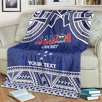 Custom Samoa Cricket Blanket Go Champions Samoan - Polynesian Pride