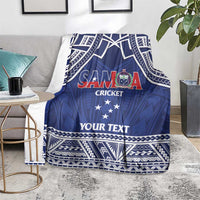 Custom Samoa Cricket Blanket Go Champions Samoan - Polynesian Pride