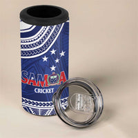 Custom Samoa Cricket 4 in 1 Can Cooler Tumbler Go Champions Samoan - Polynesian Pride