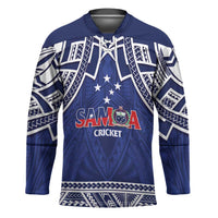 Custom Samoa Cricket Hockey Jersey Go Champions Samoan LT14 Unisex Blue - Polynesian Pride