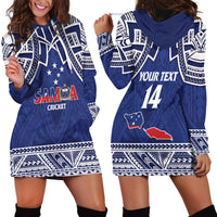 Custom Samoa Cricket Hoodie Dress Go Champions Samoan - Polynesian Pride