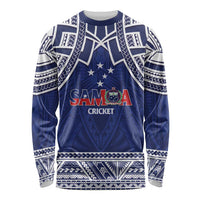 Custom Samoa Cricket Long Sleeve Shirt Go Champions Samoan - Polynesian Pride