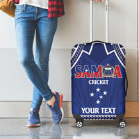Custom Samoa Cricket Luggage Cover Go Champions Samoan - Polynesian Pride