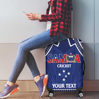 Custom Samoa Cricket Luggage Cover Go Champions Samoan - Polynesian Pride