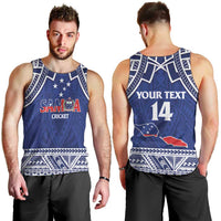 Custom Samoa Cricket Men Tank Top Go Champions Samoan - Polynesian Pride