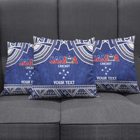Custom Samoa Cricket Pillow Cover Go Champions Samoan - Polynesian Pride