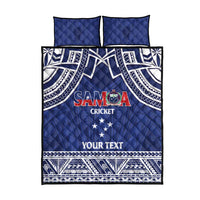 Custom Samoa Cricket Quilt Bed Set Go Champions Samoan - Polynesian Pride