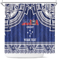 Custom Samoa Cricket Shower Curtain Go Champions Samoan - Polynesian Pride
