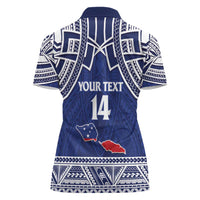 Custom Samoa Cricket Women Polo Shirt Go Champions Samoan - Polynesian Pride