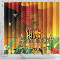 Papua New Guinea Independence Day Shower Curtain One People One Nation One Country