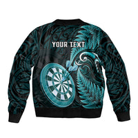personalised-new-zealand-darts-sleeve-zip-bomber-jacket-happiness-is-a-tight-threesome-maori-turquoise