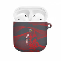 Custom New Caledonia Football AirPods Case Allez Les Cagous Grey Version LT14 Grey - Polynesian Pride