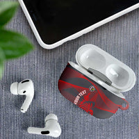 Custom New Caledonia Football AirPods Case Allez Les Cagous Grey Version LT14 - Polynesian Pride