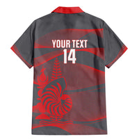 Custom New Caledonia Football Family Matching Mermaid Dress and Hawaiian Shirt Allez Les Cagous Grey Version - Polynesian Pride