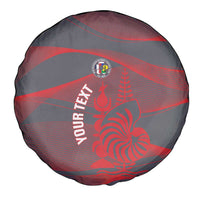 Custom New Caledonia Football Spare Tire Cover Allez Les Cagous Grey Version - Polynesian Pride