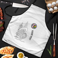 Custom New Caledonia Football Apron Allez Les Cagous White Version - Polynesian Pride