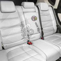 Custom New Caledonia Football Back Car Seat Cover Allez Les Cagous White Version - Polynesian Pride