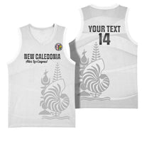 Custom New Caledonia Football Basketball Jersey Allez Les Cagous White Version - Polynesian Pride