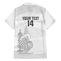 Custom New Caledonia Football Family Matching Summer Maxi Dress and Hawaiian Shirt Allez Les Cagous White Version - Polynesian Pride