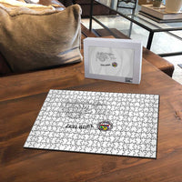 Custom New Caledonia Football Puzzle Allez Les Cagous White Version - Polynesian Pride