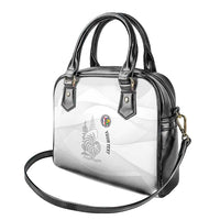 Custom New Caledonia Football Shoulder Handbag Allez Les Cagous White Version - Polynesian Pride