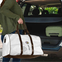 Custom New Caledonia Football Travel Bag Allez Les Cagous White Version - Polynesian Pride